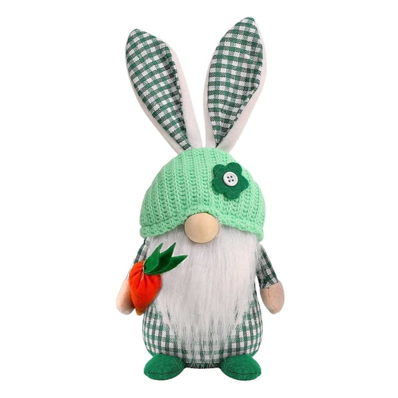 Easter Gnomes Decorations,8in Plush Easter Bunny Handmade Swedish Elf Stuffed Doll Rabbit Gifts Cute Easter Faceless Dwarf Bunny Household Ornaments, Home Decor