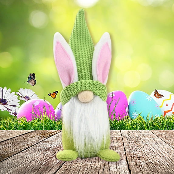 Easter Gnomes Decorations Bunny Easter Decorations for Indoor Spring Home Bedroom Office Decor Tabletop Bunny Easter Day Gifts