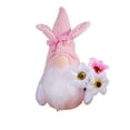 thumbnail image 1 of Easter Gnomes Decorations, Easter Bunny Gnomes Spring Tomte Nisse Rabbit Plush Gnomes Scandinavian Faceless Dwarf Handmade Elf Gift for Table Ornament Home Decor, 1 of 6