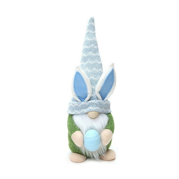Easter Gnomes Decorations, Plush Easter Bunny Handmade Swedish Tomte Elf Stuffed Doll Rabbit Gifts,Cute Easter Faceless Dwarf Bunny Household Ornaments, Spring Bunny Dolls,Tiered Tray Decor