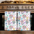 thumbnail image 1 of Easter Gnomes Eggs Kitchen Towels Set of 3, Bunny Ears Spring Flowers Country Rustic Absorbent Dish Towels for Kitchen, Microfiber Hand Towel, Quick Drying Tea Towel for Cleaning Dishcloths, 1 of 7