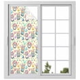 thumbnail image 1 of Easter Gnomes Eggs Window Privacy Film, Bunny Ears Spring Flowers Country Yellow Static Cling UV Sun Blocking Heat Control Window Tint Day and Night, Non-Adhesive One Way Privacy Cover 23.6''x59'', 1 of 7
