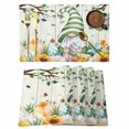 thumbnail image 1 of Easter Gnomes Placemats Set of 8, Spring Watercolor Eggs Flower Wood Grain Placemats for Dining Table, Place Mats for Kitchen Tabletop, Waterproof Wipeable Dining Table Mats Set, 1 of 9