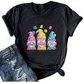 thumbnail image 1 of Easter Gnomes Shirt Easter Egg - Graphic Tee Women Easter Day T-Shirt Easter Gift Clothes, 1 of 3
