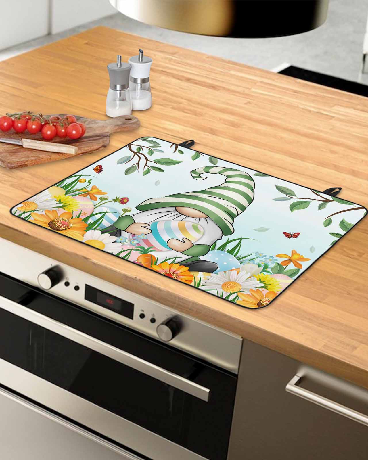 Easter Gnomes Stove Top Covers for Electric Stove, Heat Insulation