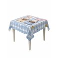 thumbnail image 1 of Easter Gnomes Suqare Tablecloth - 60 x 60 Inch, Watercolor Eggs Basket Daisy Spring Blue Plaid Waterproof & StainResistant Tablecloth, Washable Oil-proof Table Cover for Dining/Party/Wedding/Buffet, 1 of 9