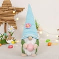 thumbnail image 1 of Easter Gnomes With Egg Decorations, 1PC Plush Easter Bunny Handmade Swedish Tomte Elf Stuffed Doll Rabbit Gifts Cute Easter Faceless Dwarf Bunny Household Ornaments Home Decor, 1 of 9