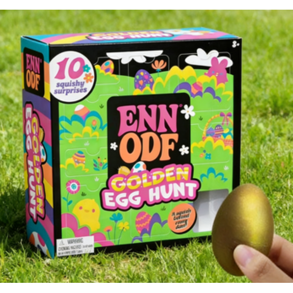 2026 Easter Golden Egg Hunt Mystery 10 Pack (10 Squishy Surprises)J