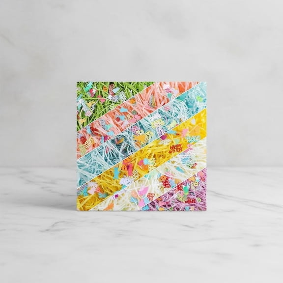 Easter Grass Basket Filler, Shred Craft Paper with Confetti for Basket Filler Stuffer Gift Packaging Supply