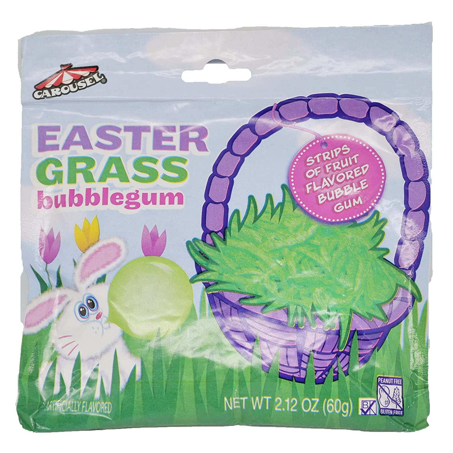 Easter Grass Bubble Gum 2.12oz. Pouch