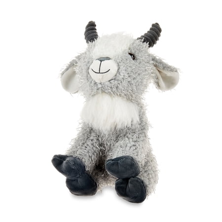 Easter Gray Fuzzy Goat Plush, 14 in, Way To Celebrate