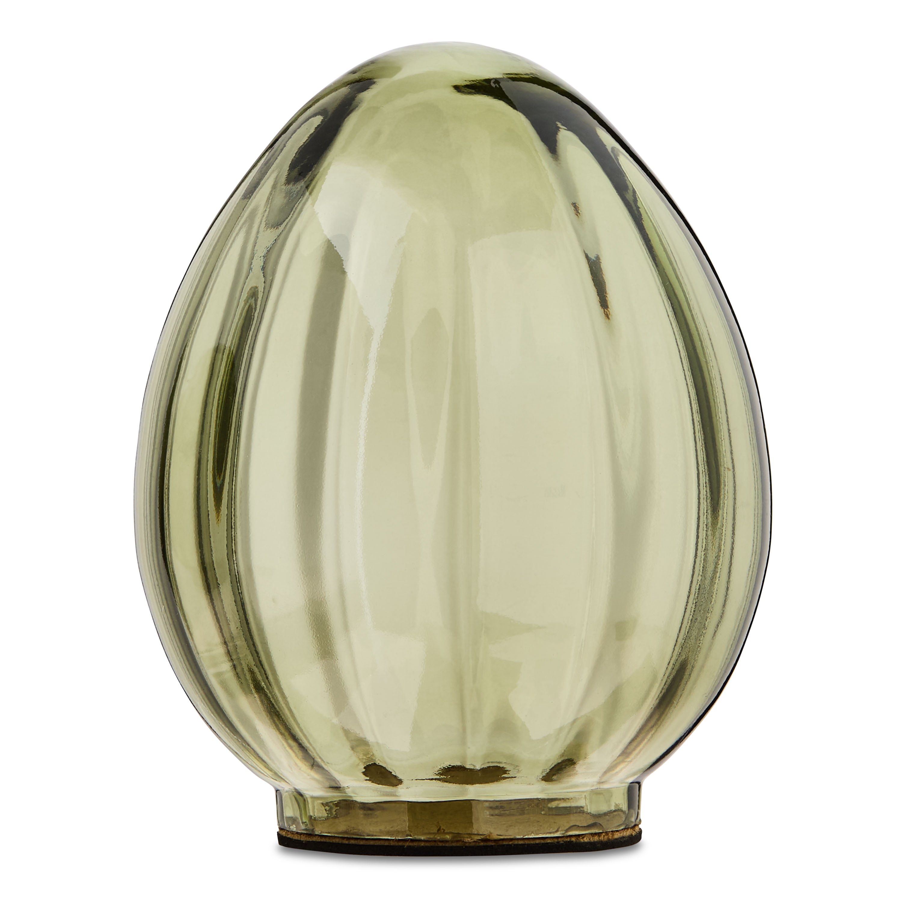 Easter Green Glass Egg Tabletop Decor, 6 in, by Way To Celebrate