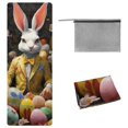 thumbnail image 1 of Easter Gym Yoga Mat Towel with Storage Bag, 72.8"x26.8" - Pilates, Fitness, Yoga Blankets - Suitable for Yoga, Pilates, Fitness, etc., 1 of 6
