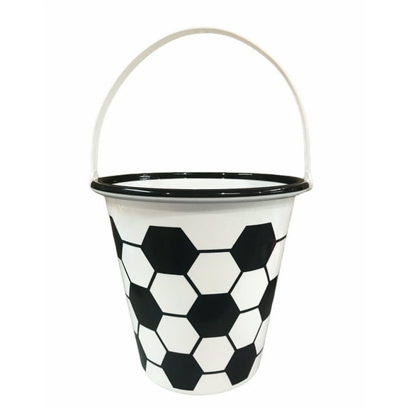 Easter Halloween Birthday Soccer Bucket - Sports Basket for Treats or Toys