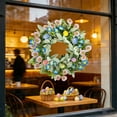 thumbnail image 1 of Easter Hanging Decorations Easter Wreaths Spring Wall Mounted Decorative Flocked Capreolata Ring for Wreaths, 1 of 7