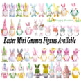 thumbnail image 1 of Easter Hanging Light Gnome Doll Ornament, Faceless Bunny Dwarf Pendant for Window and Door Display, Spring Holiday Home Decor Accent with LED Lighting, HAODEJW, Pink, 1 of 6