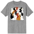 thumbnail image 1 of Easter Hare Season Bunny Pattern Men's Heather Gray Short Sleeve Crew Neck Tee-Small, 1 of 4