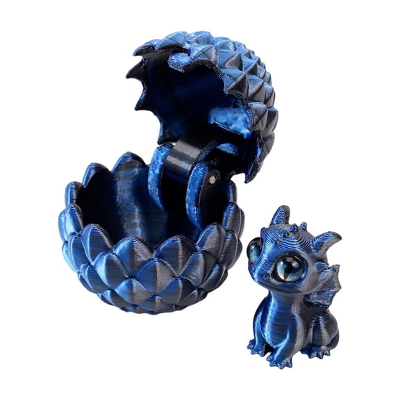 Easter Hatchable Dragon Egg Toy - Assemble Colorful Dragon Figurine Set, Fun Surprise Gift for Kids, Teens & Adults, Holiday Collectible & Play Toy