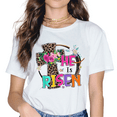 thumbnail image 1 of Easter He Is Risen Graphic T Shirts Women Summer Short Sleeve Tee Shirt Female Shirt, 1 of 5
