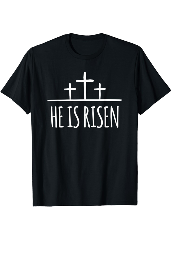 Easter He Is Risen Shirt for Christians Gift Matthew 28:6 T-Shirt