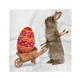 thumbnail image 1 of Easter Head Scarf, Easter Rabbit Brushes, Head Wrap, 3 Sizes, by Ambesonne, 1 of 2