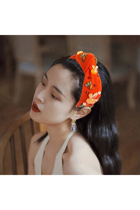 Easter Headband for Women and Girls - Rabbit and Carrot Accessories for Parties - Stylish Hair Adornments for Festive Celebrations