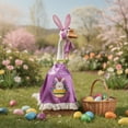 thumbnail image 1 of Easter Heart Goose Outfit 23in,Cartoon Rabbit-Patterned Goose Clothing Purple Goose Costumes Easter Outdoor Patio Yard Lawn Decoration, 1 of 8