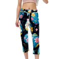 Easter High Waist Capris Compression Leggings for Women Not See