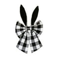 thumbnail image 1 of Easter Home Decor Easter Bunny Ear Bow Pendant Door Wall Holiday Party Home Decoration Hanging Ornament, 1 of 6