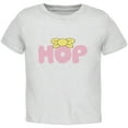 thumbnail image 1 of Easter - Hop Girls Bow Tie White Toddler T-Shirt, 1 of 1