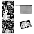 thumbnail image 1 of Easter Hot Yoga Towel with Storage Bag, 72.8"x26.8", Suitable for Yoga, Pilates, Fitness, Gym Towels, 1 of 6