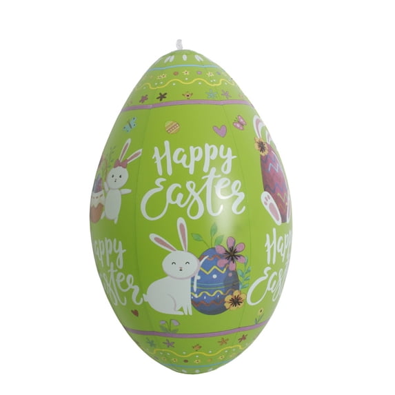 Easter Inflatable Egg Decoration – 13.7" Waterproof PVC Blow-Up Ornament for Outdoor Yard, Garden & Patio Spring Party Setup