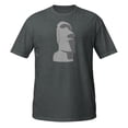thumbnail image 1 of Easter Island Moai Tiki Shirt (Dark Heather, L), 1 of 2