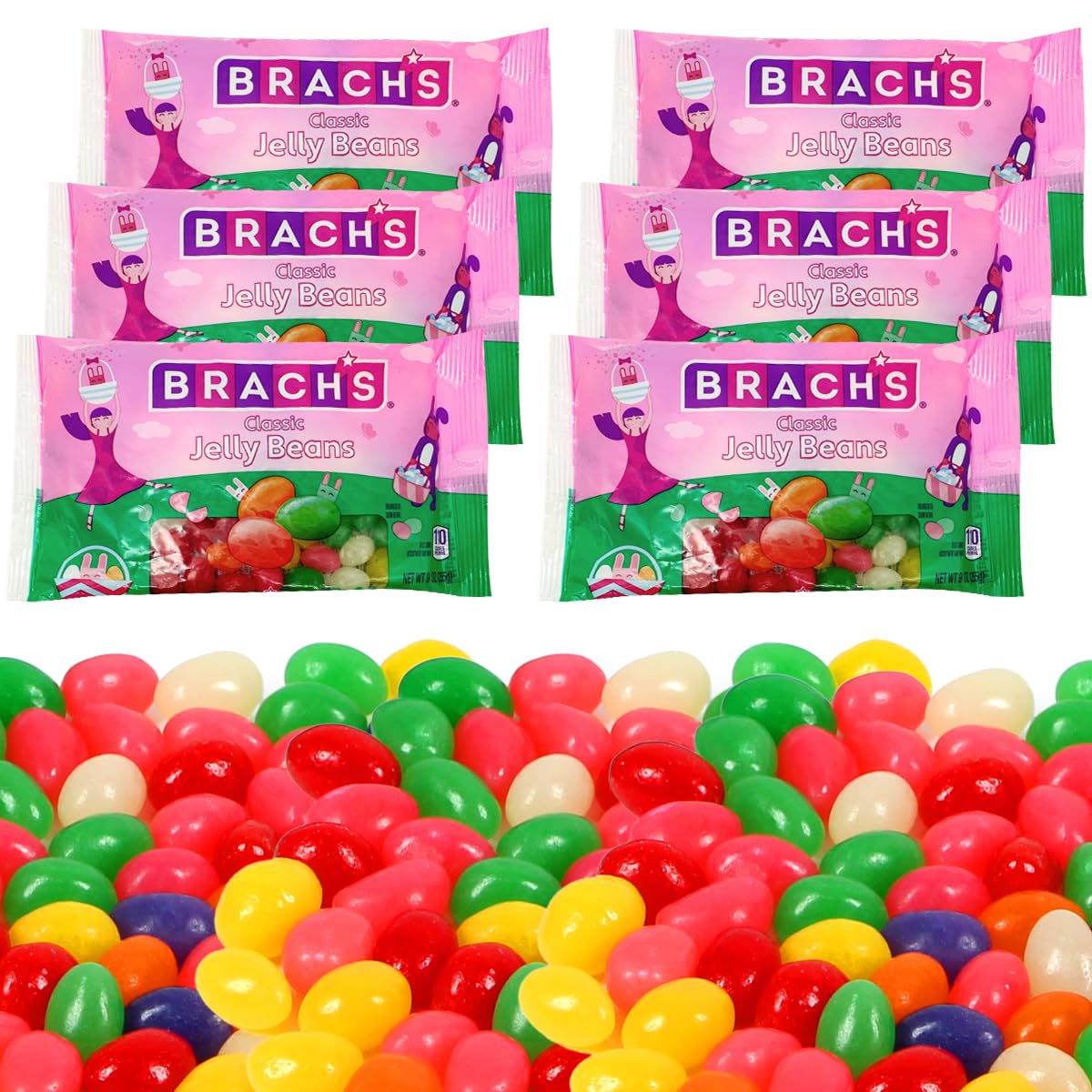 Easter Jelly Beans, 9oz Bag of BrachsJelly Beans Candy, Deliciously