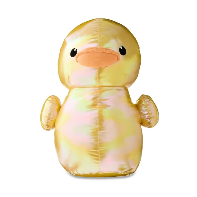 Easter Jumbo Shiny Yellow Duck Plush, 23 in, by Way To Celebrate