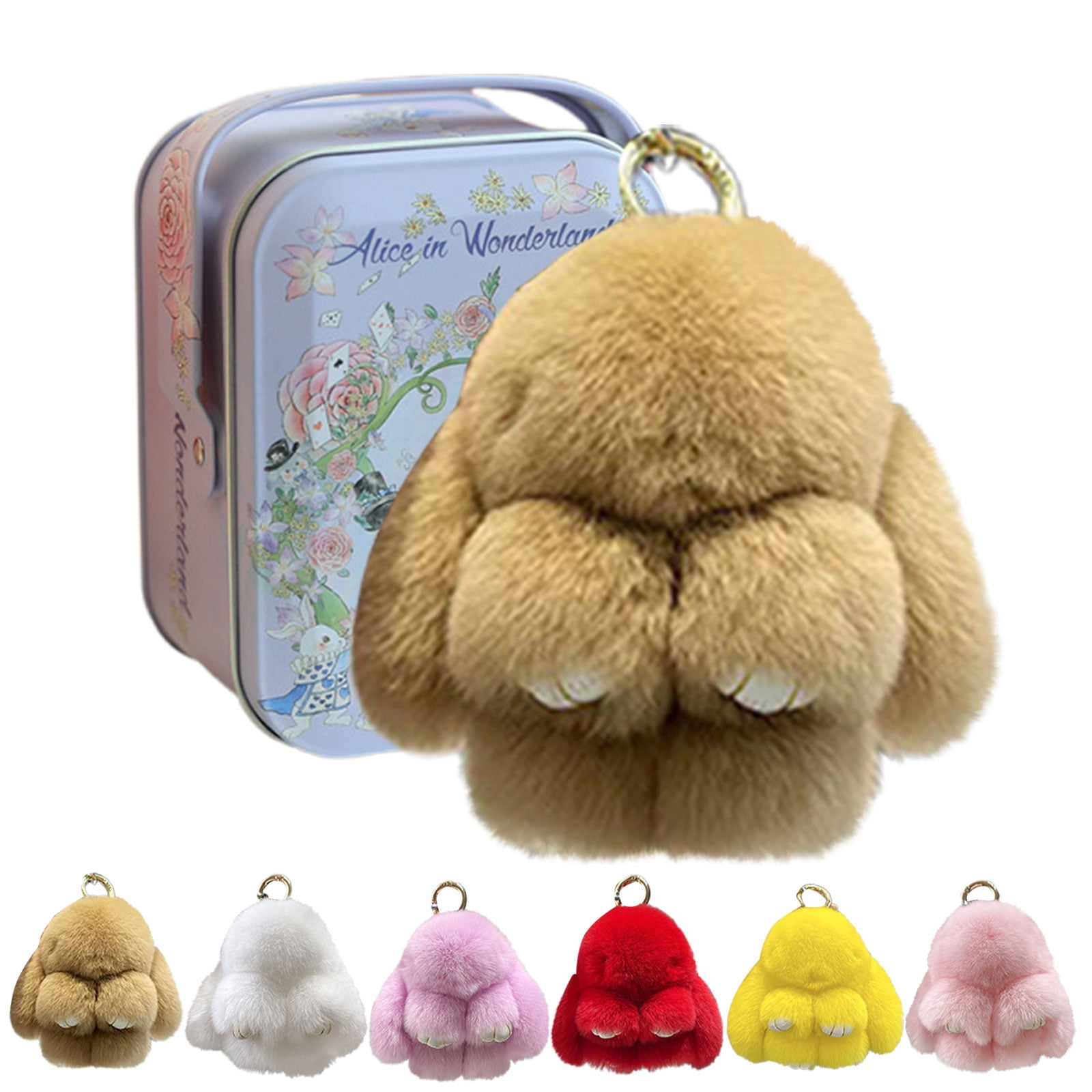 Easter Keychain With Tin Box, Bunny Lucky Keychains, Cute Lulu ...