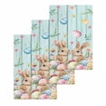 thumbnail image 1 of Easter Kitchen Dish Towels for Drying Dishes Set of 3, Spring Rabbit Colorful Eggs Flowers Wooden Grain Waffle Weave Microfiber Hand Tea Bathroom Towels Quick Dry & Absorbent Towel 15.7x23.6, 1 of 7