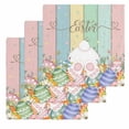 thumbnail image 1 of Easter Kitchen Dish Towels for Drying Dishes Set of 3, Spring Rabbit Ears Foot Eggs Floral Wooden Grain Waffle Weave Microfiber Hand Tea Bathroom Towels Quick Dry & Absorbent Towel 12x12, 1 of 7