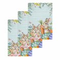 thumbnail image 1 of Easter Kitchen Dish Towels for Drying Dishes Set of 3, Spring Rabbit Tail Eggs Eucalyptus Leaves Wood Waffle Weave Microfiber Hand Tea Bathroom Towels Quick Dry & Absorbent Towel 15.7x23.6, 1 of 7