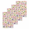 thumbnail image 1 of Easter Kitchen Dish Towels for Drying Dishes Set of 4, Spring Colorful Rabbit Ears Eggs Flowers Carrots Waffle Weave Microfiber Hand Tea Bathroom Towels Quick Dry & Absorbent Towel 15.7x23.6, 1 of 7