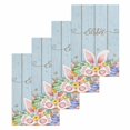 thumbnail image 1 of Easter Kitchen Dish Towels for Drying Dishes Set of 4, Spring Eggs Rabbit Ear Flowers Wooden Grain Waffle Weave Microfiber Hand Tea Bathroom Towels Quick Dry & Absorbent Towel 15.7x23.6, 1 of 7