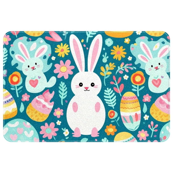 Easter Kitchen Rug Outdoor Carpet Door Mat Polyester Non-Slip Machine Washable