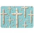 thumbnail image 1 of Easter Kitchen Rug Outdoor Carpet Door Mat Polyester Non-Slip Machine Washable, 1 of 6