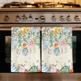thumbnail image 1 of Easter Kitchen Towels Set of 1, Spring Colorful Eggs Eucalyptus Leaves Floral Absorbent Dish Towels for Kitchen, Microfiber Hand Towel, Quick Drying Tea Towel for Cleaning Decorative Dishcloths, 1 of 7