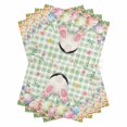 thumbnail image 1 of Easter Kitchen Towels Set of 4, Water Absorbent Dish Towel, Spring Rabbit Feet Wildflowers Eggs Green Lattice Decorative Hand Towels - Quick Drying Cloth for Cooking Baking, 18x28 Inch, 1 of 8