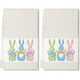 thumbnail image 1 of Easter Kitchen Towels Set of 2,Colorful Bunny Dish Towels 18x26 Inch Drying Dishcloth,Farmhouse Home Seasonal Spring Decorations, 1 of 6