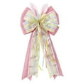 thumbnail image 1 of Easter Large Bow Outdoor Decorations - Vibrant Bunny Bow for Front Door Wreaths, Easy to Hang, Perfect for Home and Garden Easter Celebrations!, 1 of 5