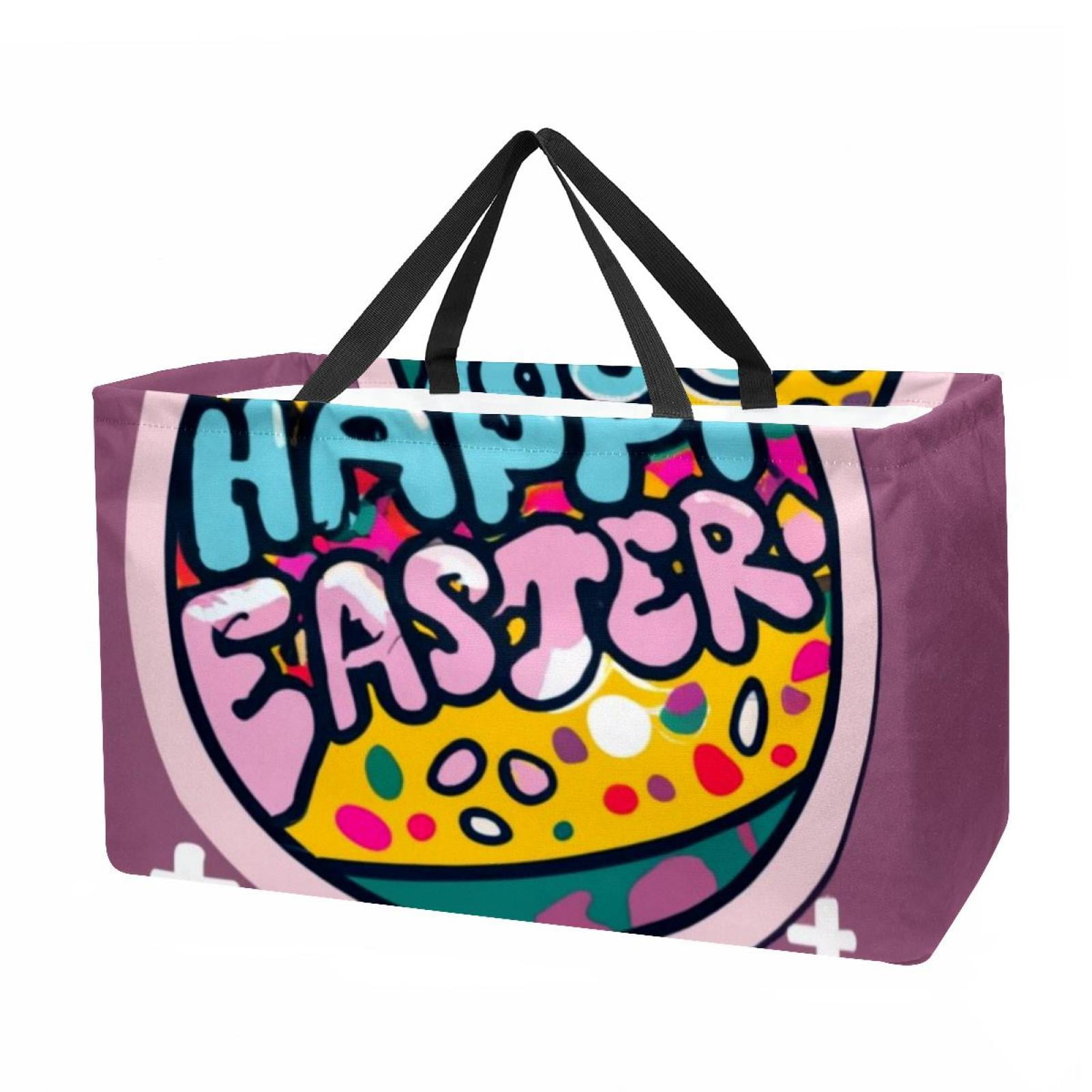 Easter Large Capacity Reusable Foldable Oxford Cloth Storage Bins