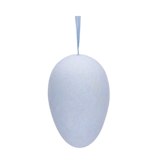 Easter Large Decorative Egg Ornament, 8.6 x 5.7 in Easter Egg, Holiday Party Celebration Home Door & Wall Decor,Blue