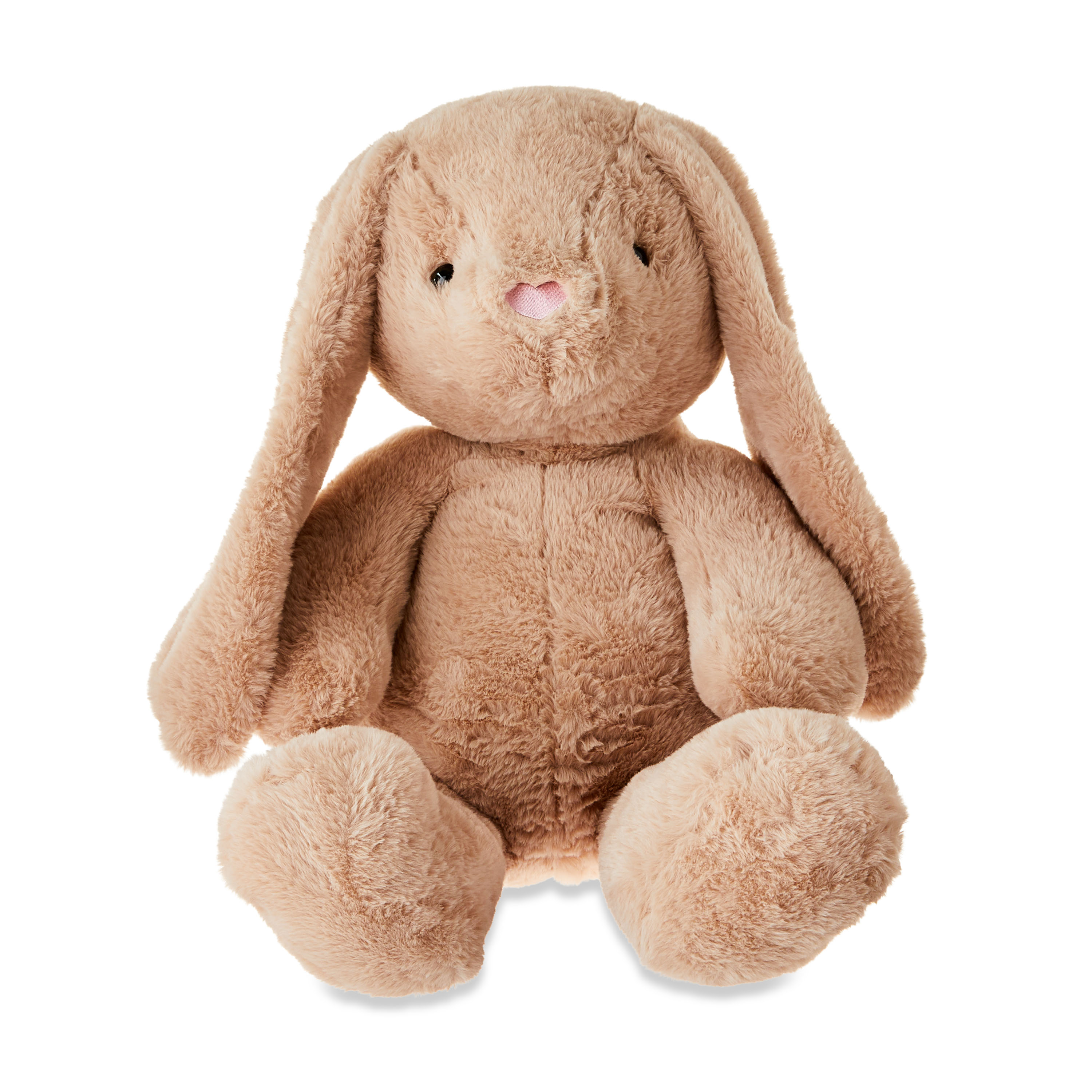 Easter Large Soft Tan Bunny Plush, 25 in, by Way To Celebrate